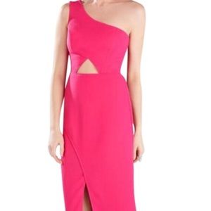 BCBG Kauri One-shoulder Gown